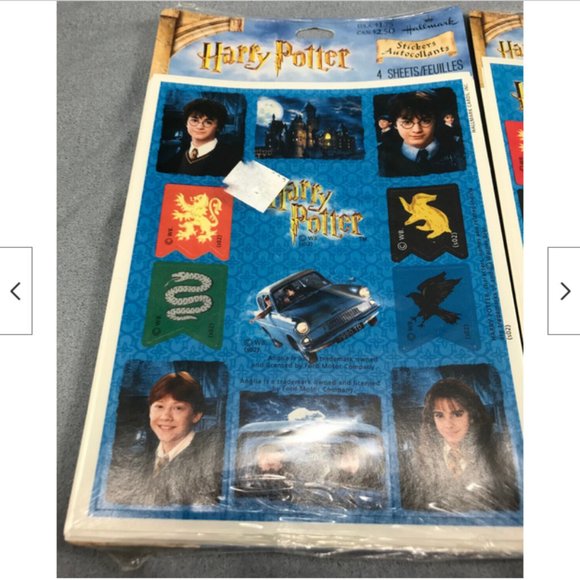 168 Stickers 16 sheets Harry Potter Hallmark Party Express Warner Scrapbooking - Picture 4 of 5